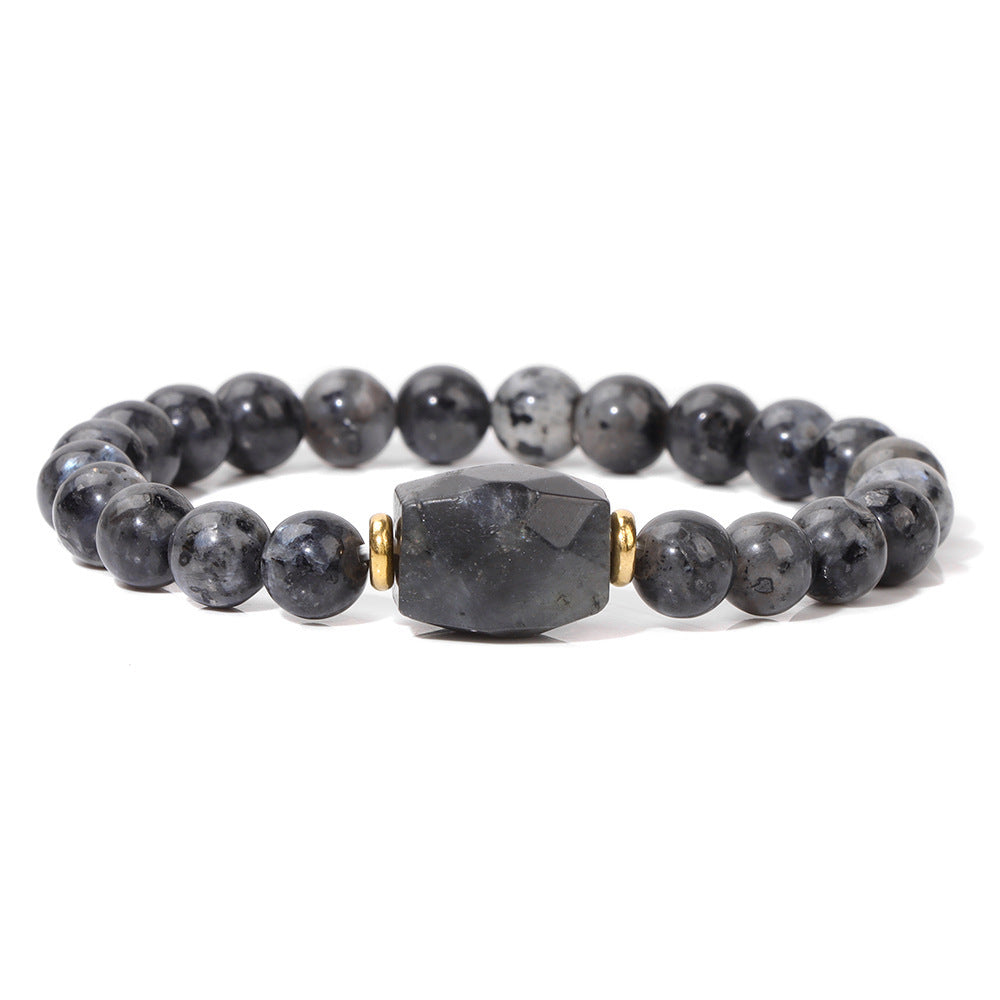 Pulsera de cuentas de piedra natural para mujer