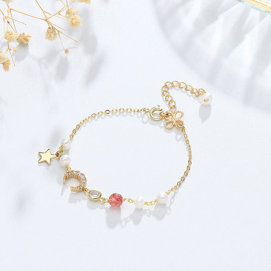 Women's Natural Crystal Bracelet