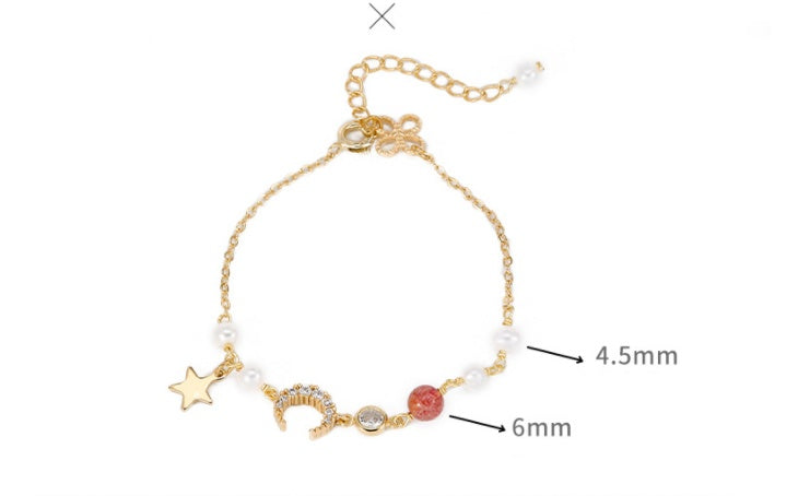 Women's Natural Crystal Bracelet