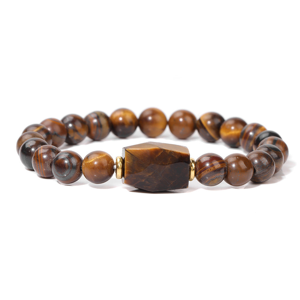 Pulsera de cuentas de piedra natural para mujer